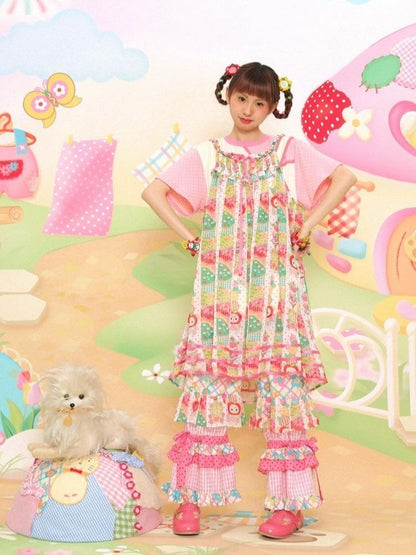 Cute Girl Loose Suspender Dress【s0000003101】