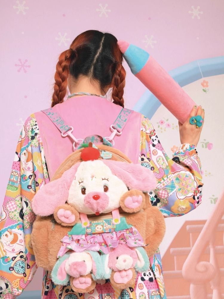 Plush Dog Schoolbag【s0000006120】