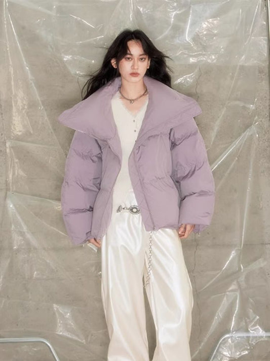 Chimney collar three colors 90 white duck down jacket【s0000004856】