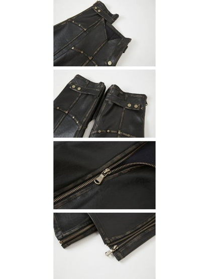 Leather Leg Covers【s0000003269】 