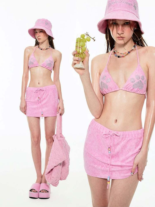 r-tine s and nekini/skirt/scrunchie set 【s0000009173】