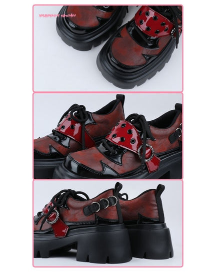 Punk Gothic Thick Soled Shoes【s0000002145】