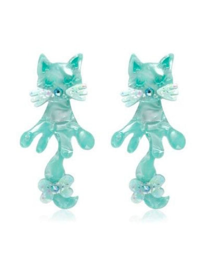 Cute kitten earrings &amp; ear clip &amp; hairpin【s0000003290】