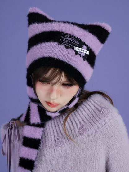 Stripe Original Star Scarf Hat【s0000005600】