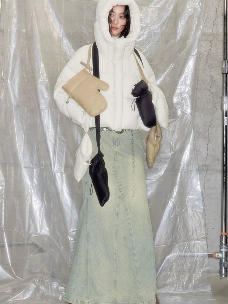 Multi-color environmental protection waterproof down gloves【s0000005617】