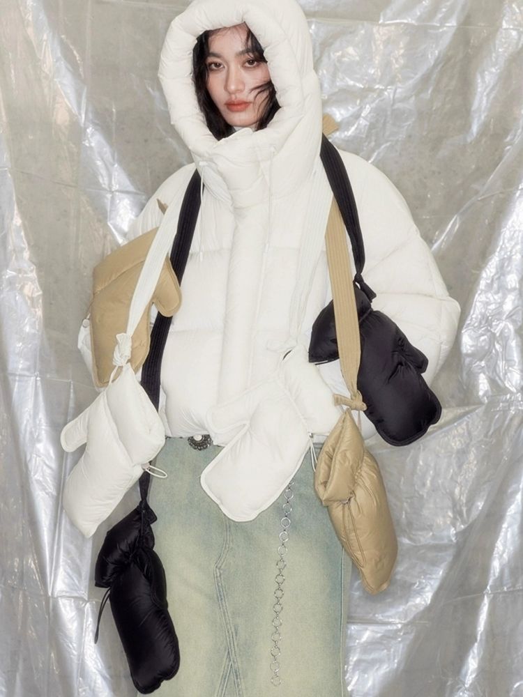 Multi-color environmental protection waterproof down gloves【s0000005617】