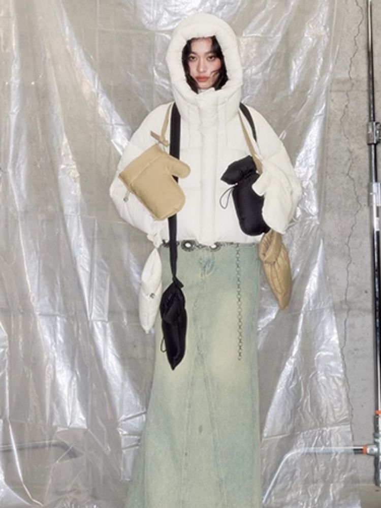 Multi-color environmental protection waterproof down gloves【s0000005617】