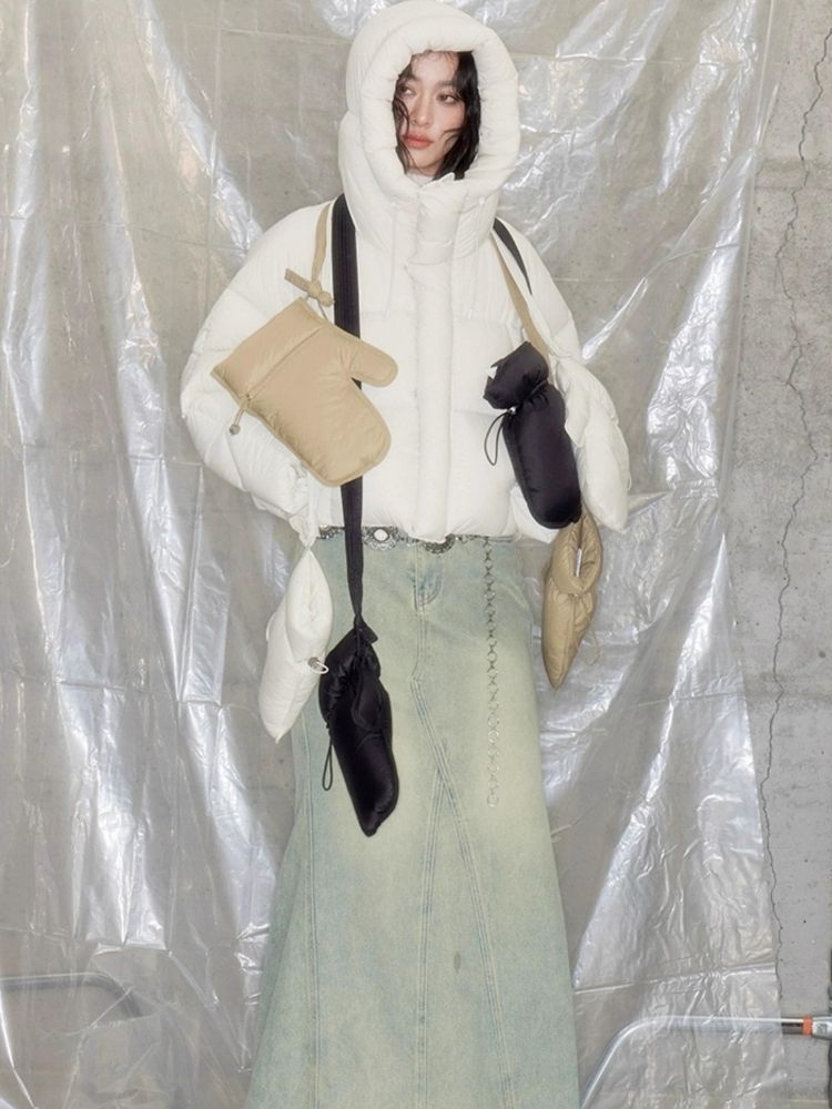 Multi-color environmental protection waterproof down gloves【s0000005617】