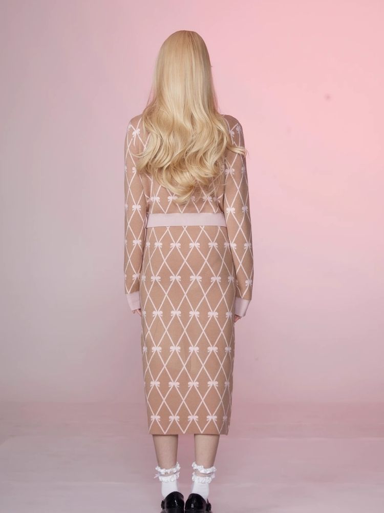 Bo W Kar Jigan과 P는 LF 스커트 세트 [S0000006350]