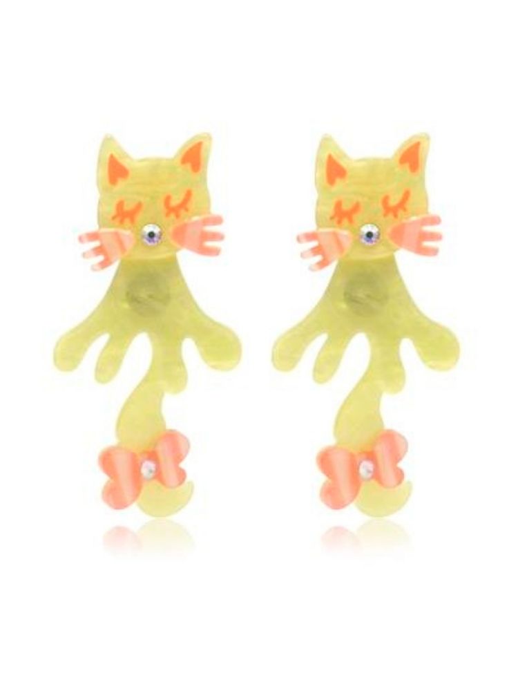 Cute kitten earrings &amp; ear clip &amp; hairpin【s0000003290】