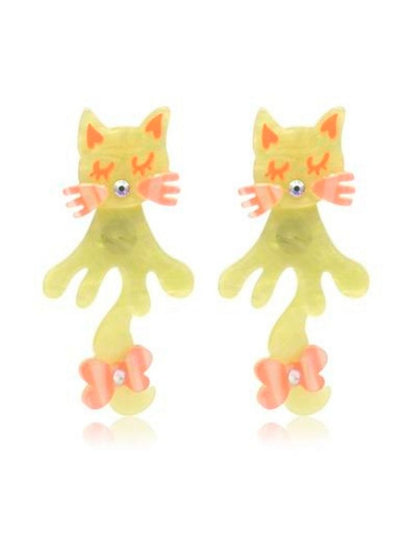 Cute kitten earrings &amp; ear clip &amp; hairpin【s0000003290】