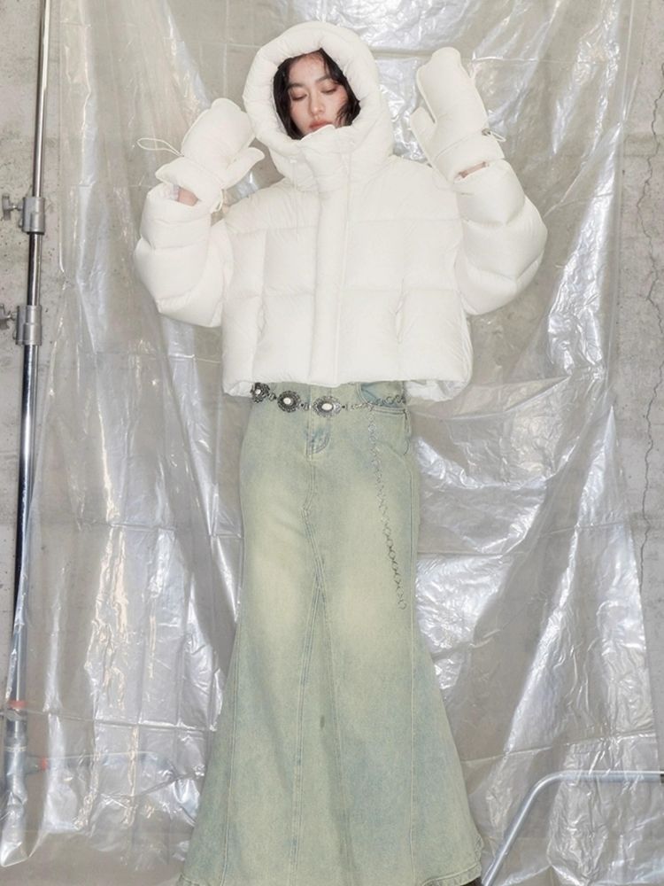 Multi-color environmental protection waterproof down gloves【s0000005617】