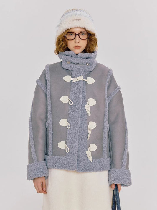 Blue fur jacket【s0000005079】