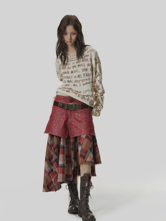 Patc Fork Toe D I 'm regh r High-Wai S Te D Kuotte S [S0000006678]