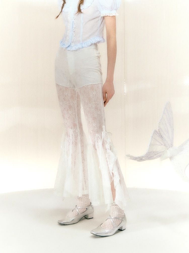 Sweet Girl Flared Pants【s0000008356】