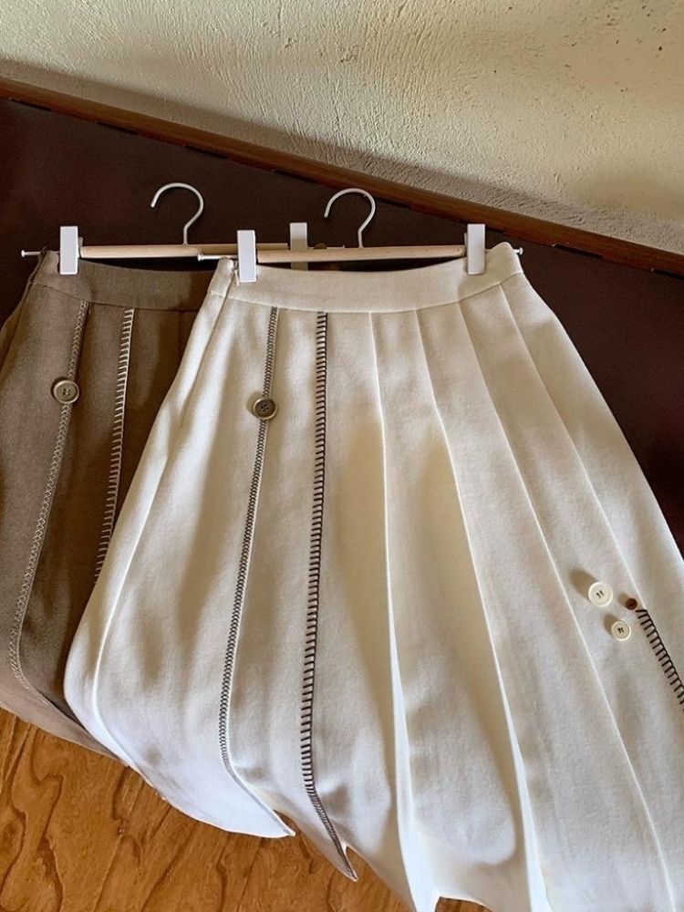 자수적 인 ry peppu m toe d puet d 스커트 [S0000005891]