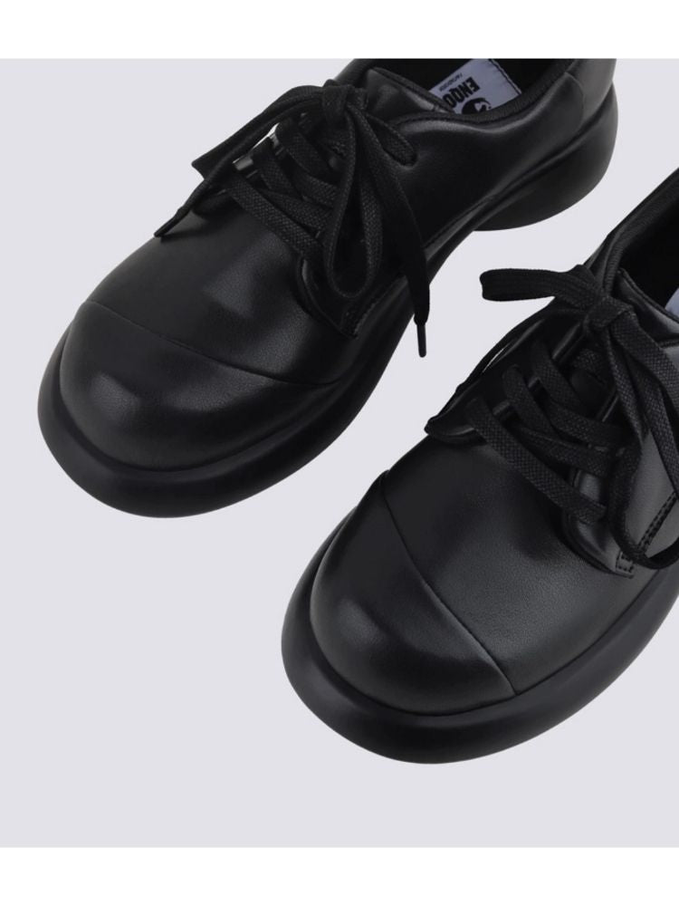 Genuine leather retro platform shoes【s0000004478】