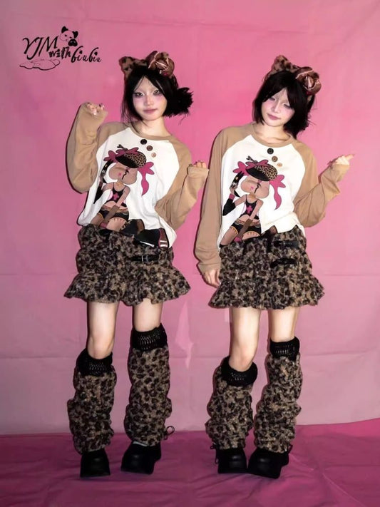 Leopard Bubble Shibuya Hottie Short Dress【s0000007718】