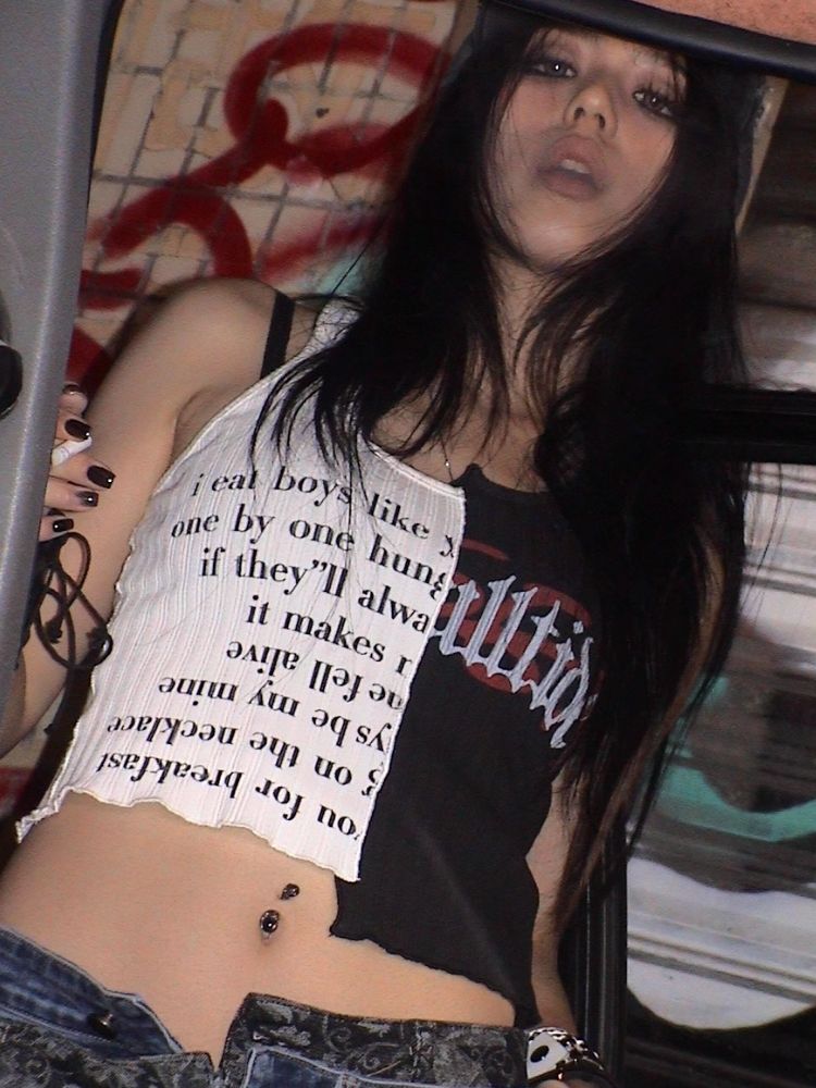 Waistless colorblocking short knitted undershirt【s0000006685】