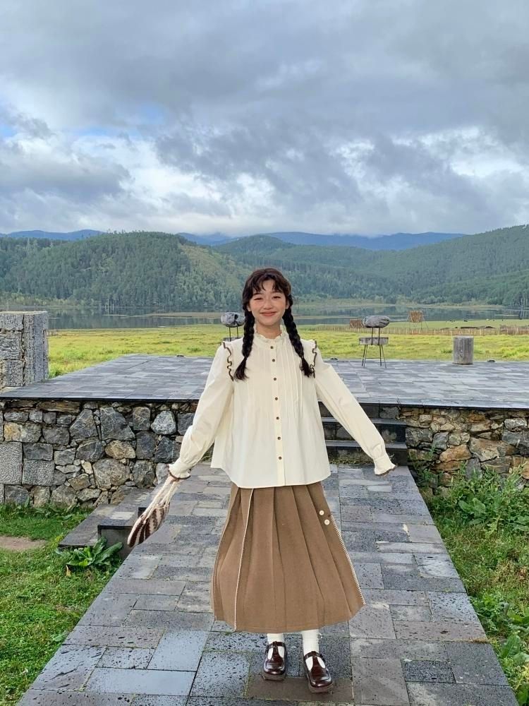 자수적 인 ry peppu m toe d puet d 스커트 [S0000005891]