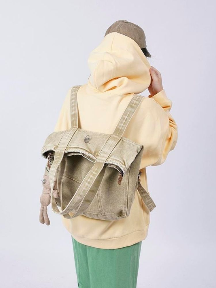 Wasteland style one shoulder backpack 【s0000003309】