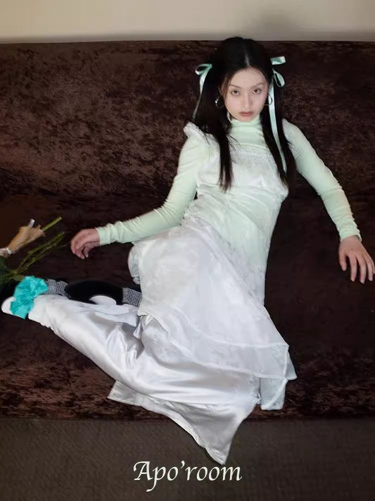 Three-dimensional flocked dress【s0000007932】