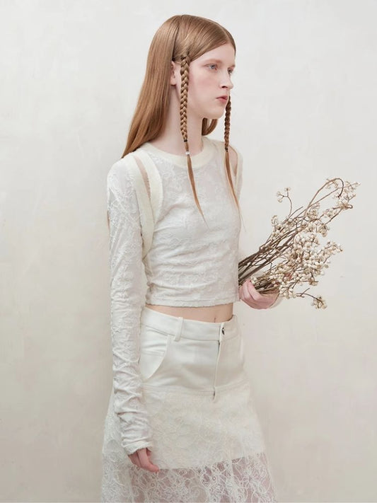 Embossed Textured Jacquard Inner Tank Top【s0000008197】