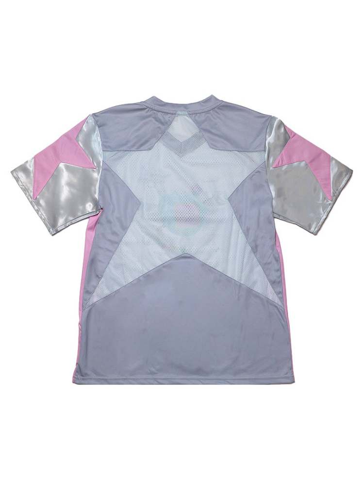 Y2K Sporty Stitch Electronic Pet Machine Short Sleeve Jersey Tee [S0000008550]