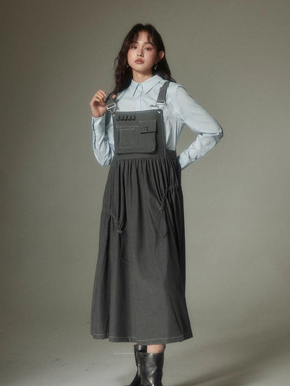 Loose suspender skirt【s0000003952】