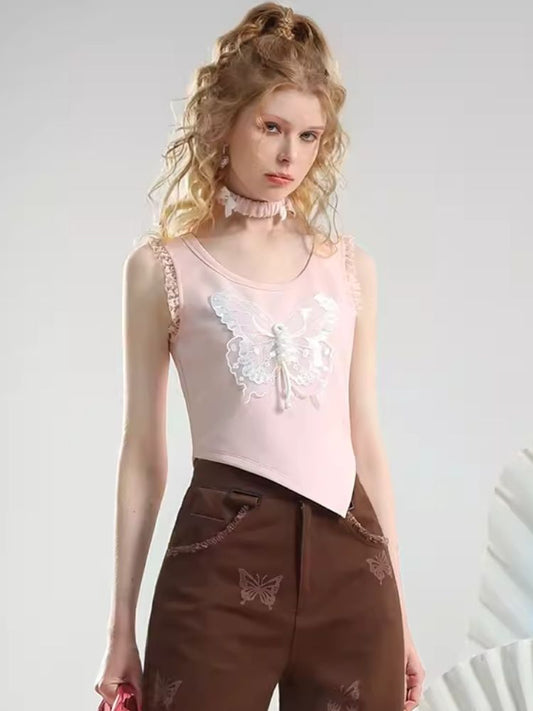 Sweet Girl Style Vest【s0000007290】