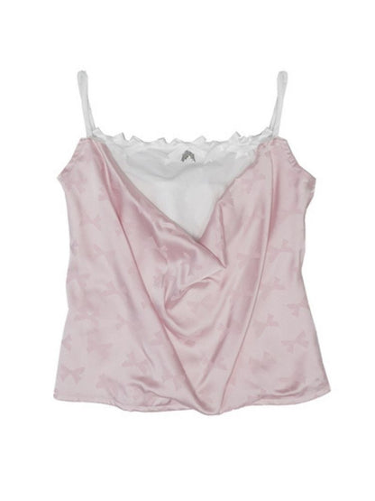 Angel Heart bowknot cute camisole【s0000002901】