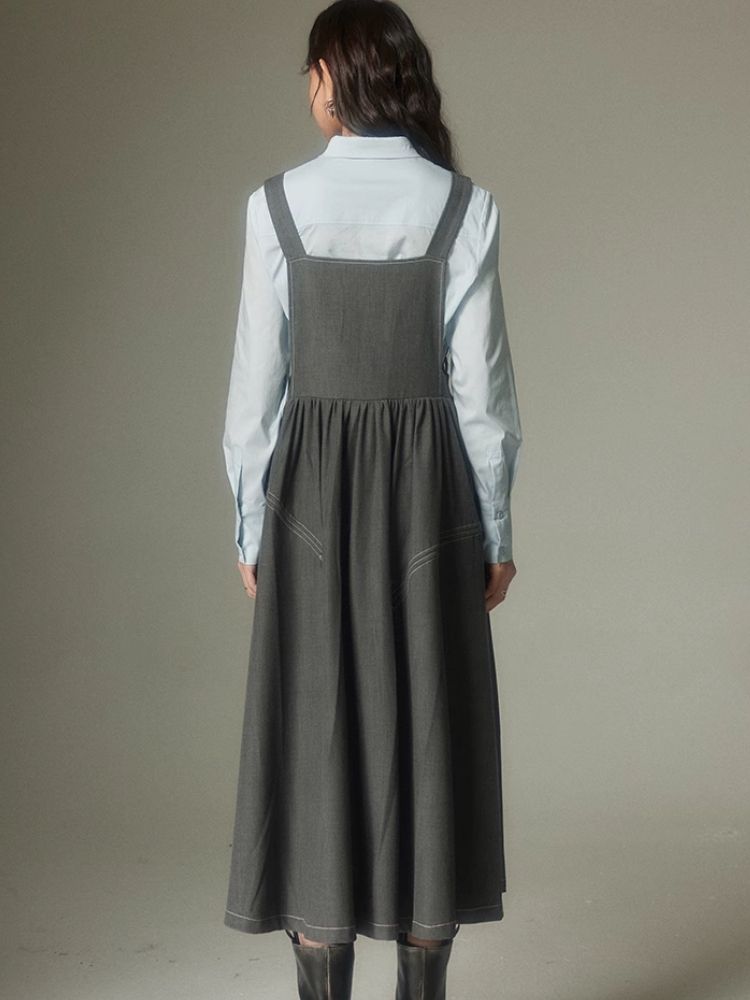 Loose suspender skirt【s0000003952】