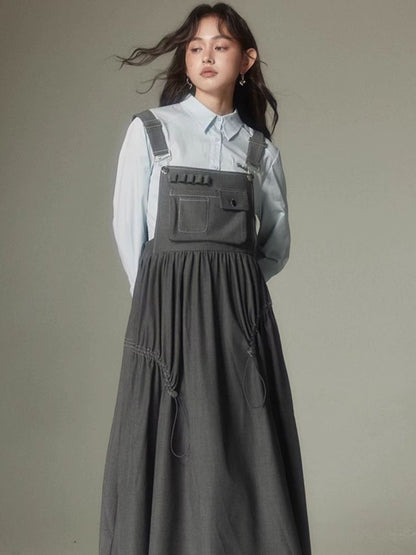 Loose suspender skirt【s0000003952】