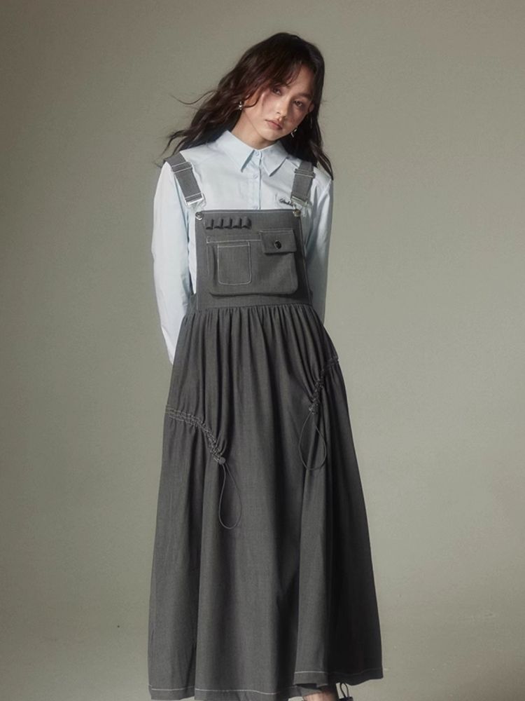 Loose suspender skirt【s0000003952】