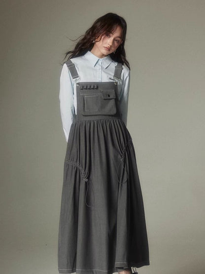 Loose suspender skirt【s0000003952】