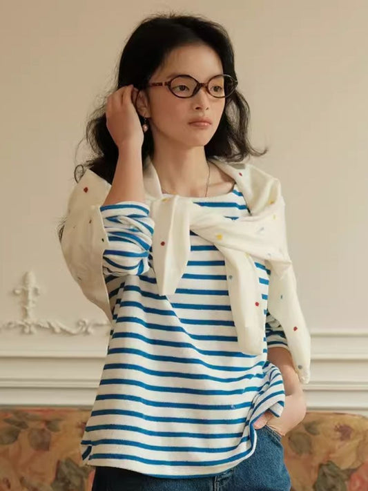 Striped Towel Shirt【s0000007499】