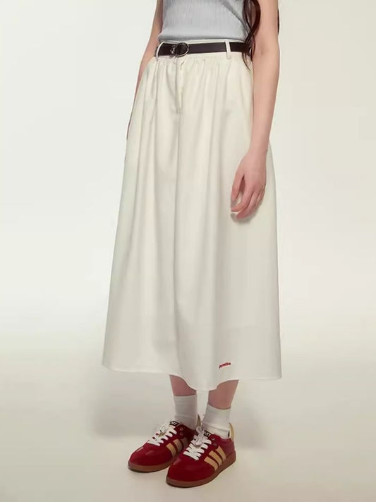 French A-line large swing long skirt【s0000007528】