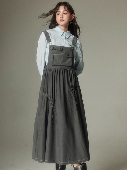 Loose suspender skirt【s0000003952】