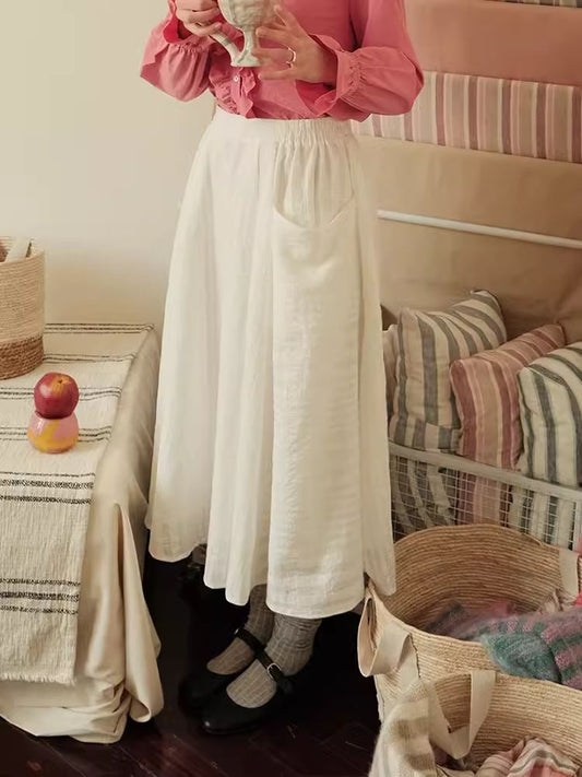 Check Hem Pockets Halterneck Dress【s0000007489】