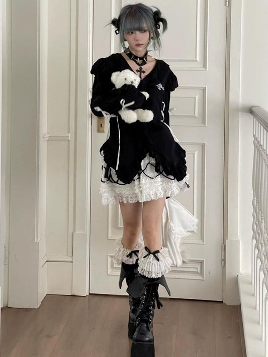 Puff Sleeve Waist Shirt【s0000003590】