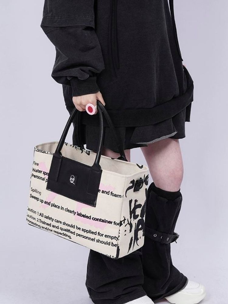 One-shoulder diagonal tote bag【s0000003312】