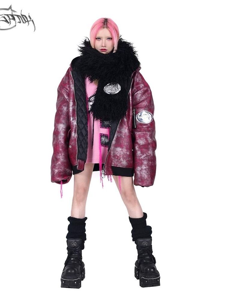 Barbie Y2K Curly Fur Scarf【s0000006134】