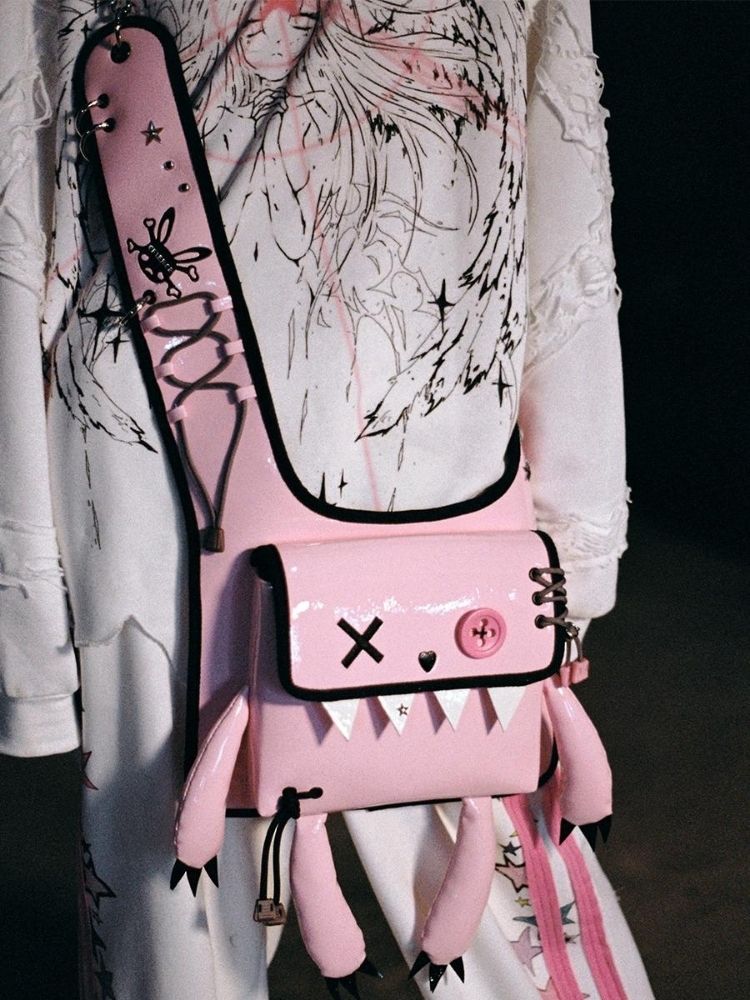 Bunny Monster Patent Leather Two-use Bag [s0000004811]