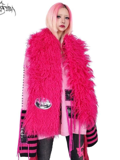 Barbie Y2K Curly Fur Scarf【s0000006134】