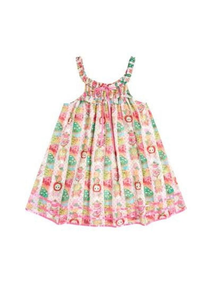 Cute Girl Loose Suspender Dress【s0000003101】