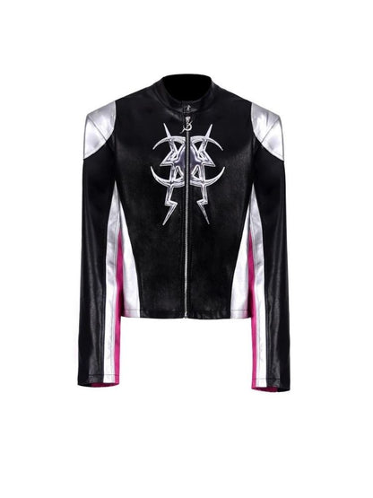 Motorcycle leather jacket【s0000003709】