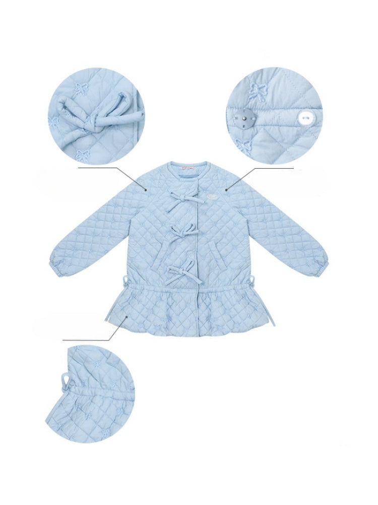 Design Pocket Hem Mid-Length Thickened Warm Cotton Quilted Jacket【s0000015258】