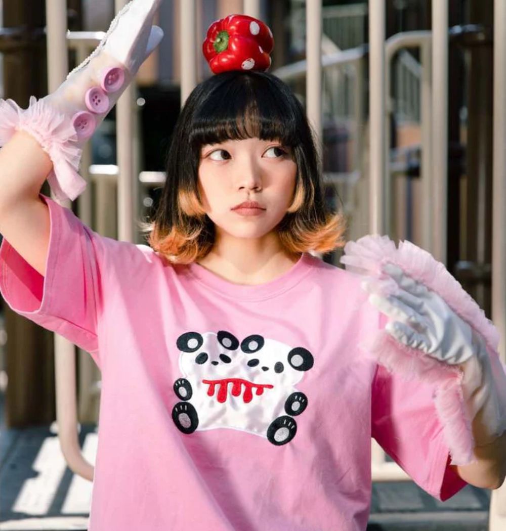Punk One-Leg Strap Shorts - Kawaii Fashion Shop  Cute Asian Japanese  Harajuku Cute Kawaii Fashion Clothing