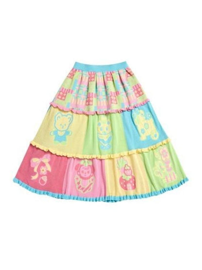 Colorful cake skirt【s0000003729】