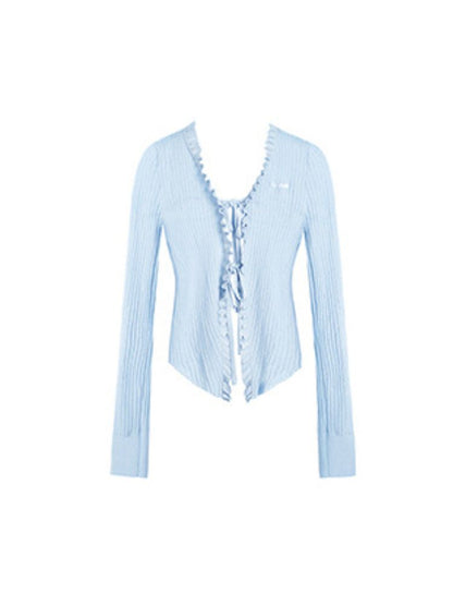 Frill Sheer Sunscreen Summer Cardigan【s0000002046】